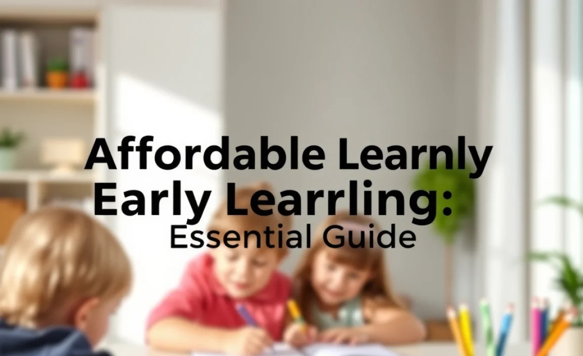 Affordable Early Learning: Essential Guide