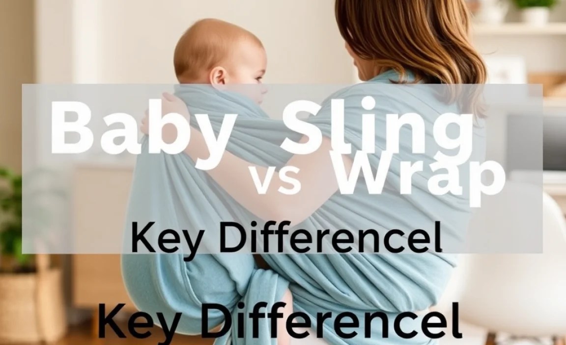 Baby Sling vs Wrap: Key Differences Explained!