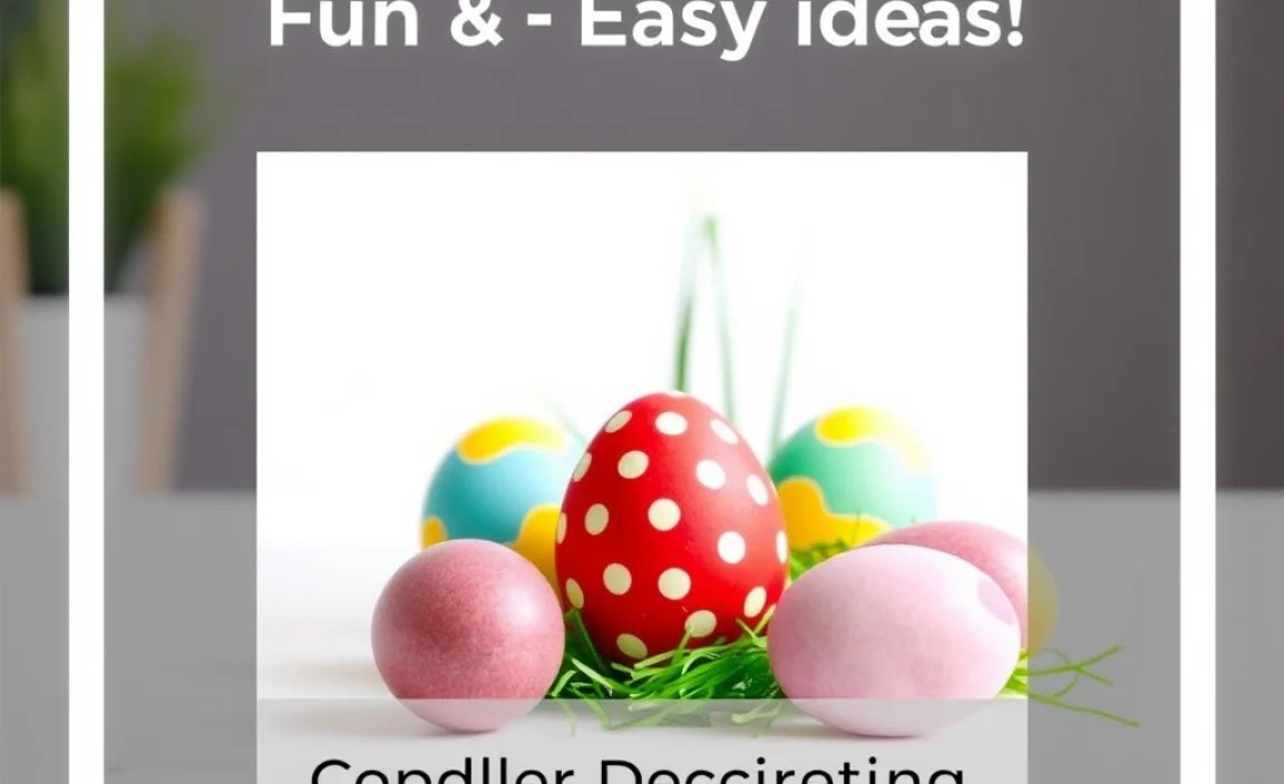 Colorful Easter Egg Decorating