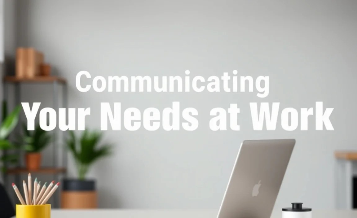 Communicating Your Needs at Work