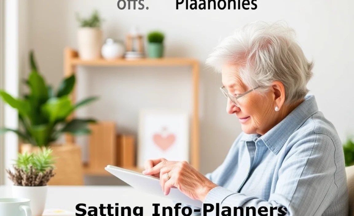 Creating a Senior-Friendly Planner