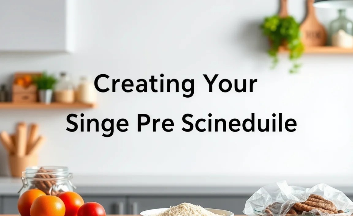 Creating Your Single Prep Schedule