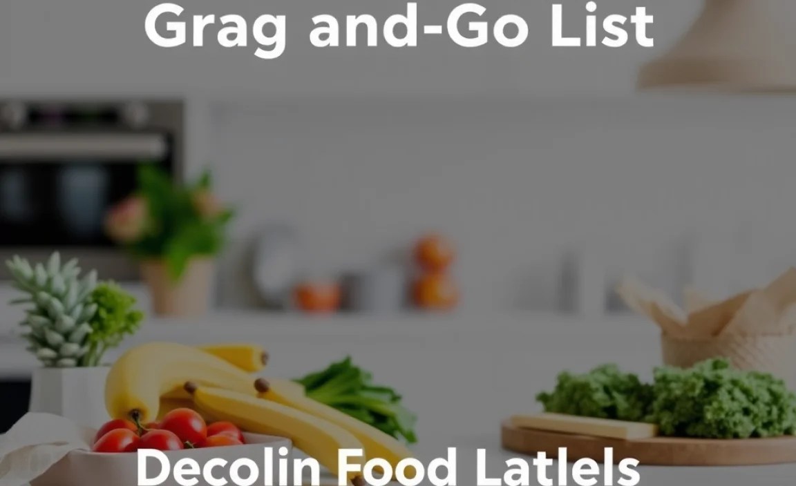 Decoding Food Labels for Thyroid Support