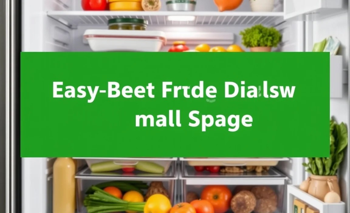 Efficient Fridge Use For Small Spaces