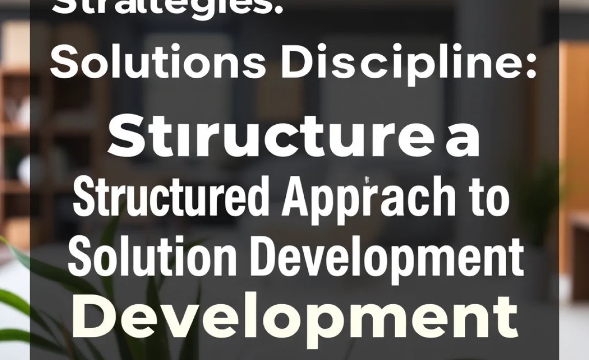Embracing a Structured Approach to Solution Development