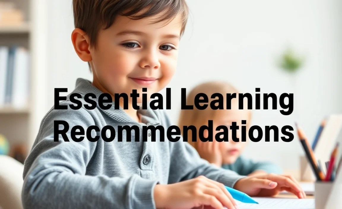 Essential Early Learning Recommendations