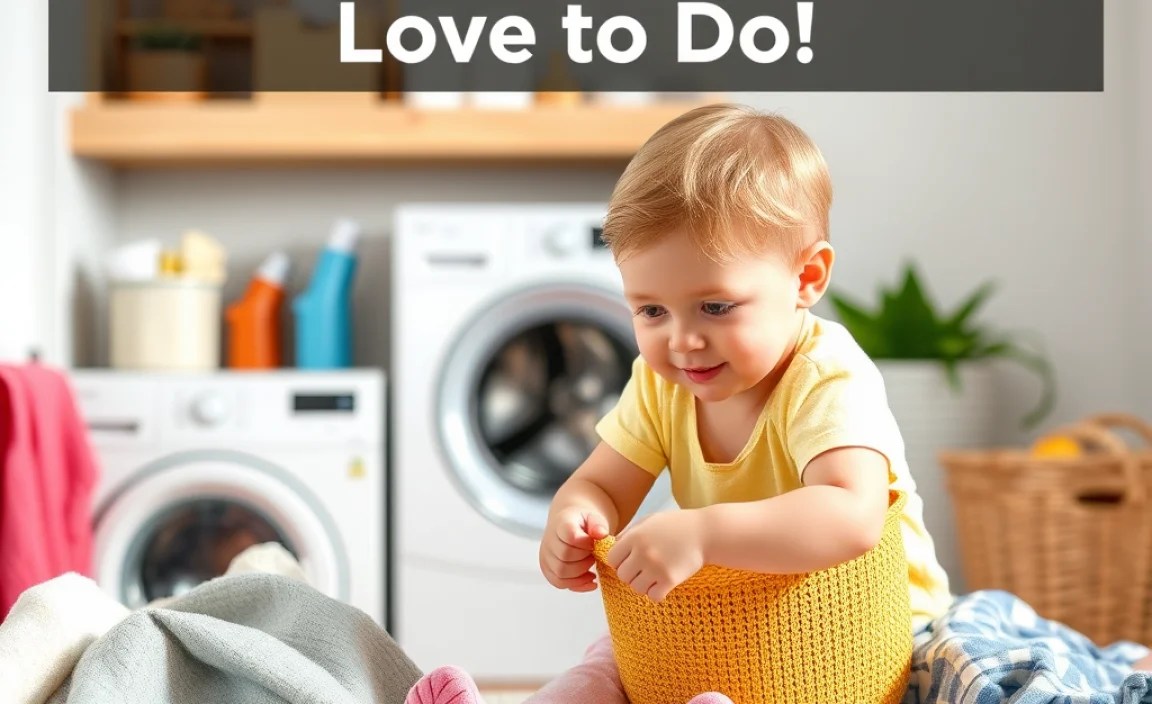 Helping with Laundry