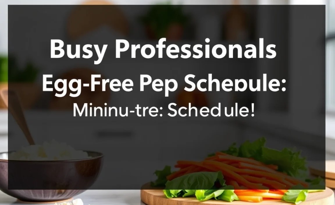 Implementing a 20 Minute Prep Schedule