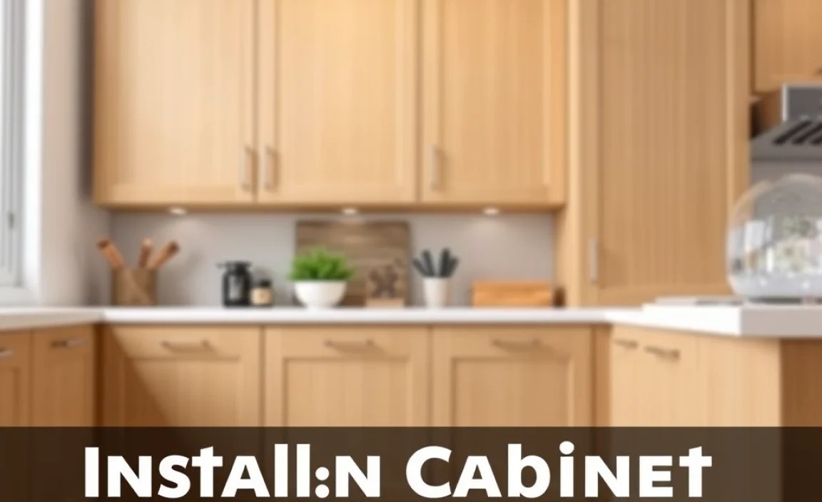 Installing Cabinet Locks Safely
