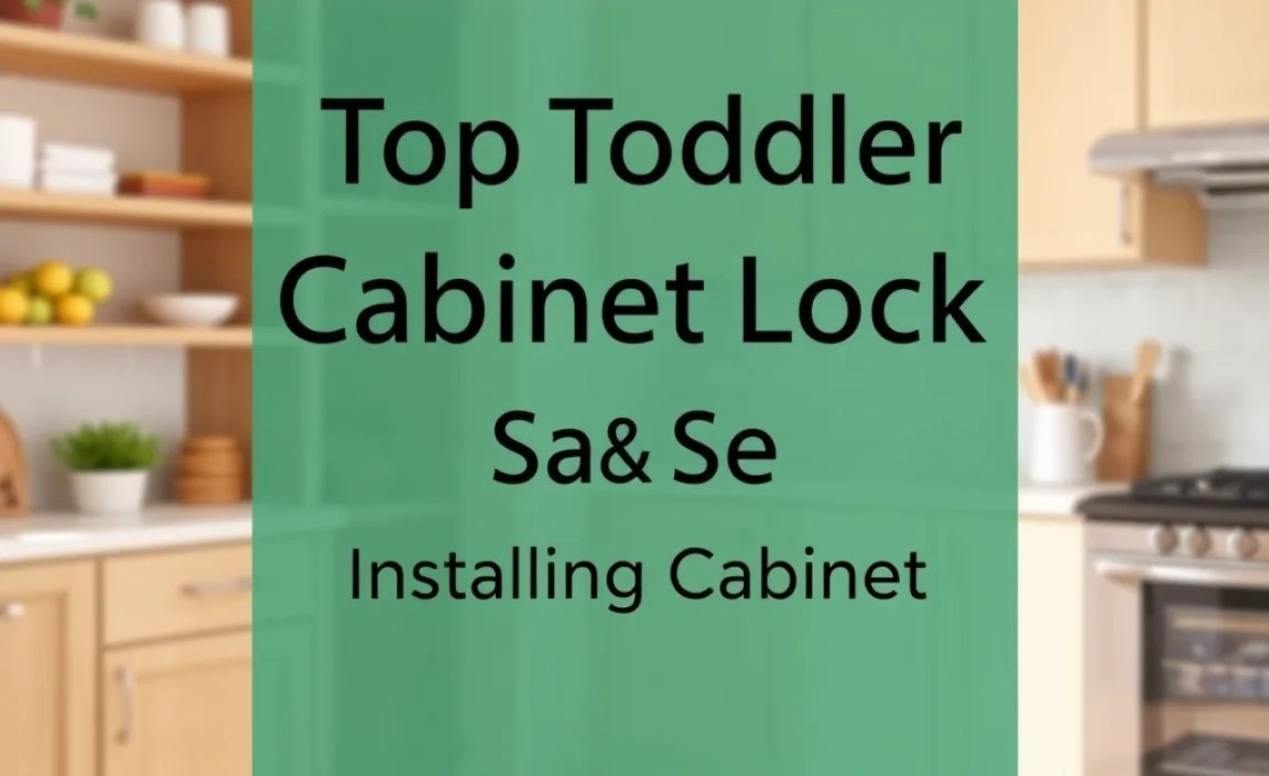 Installing Cabinet Locks