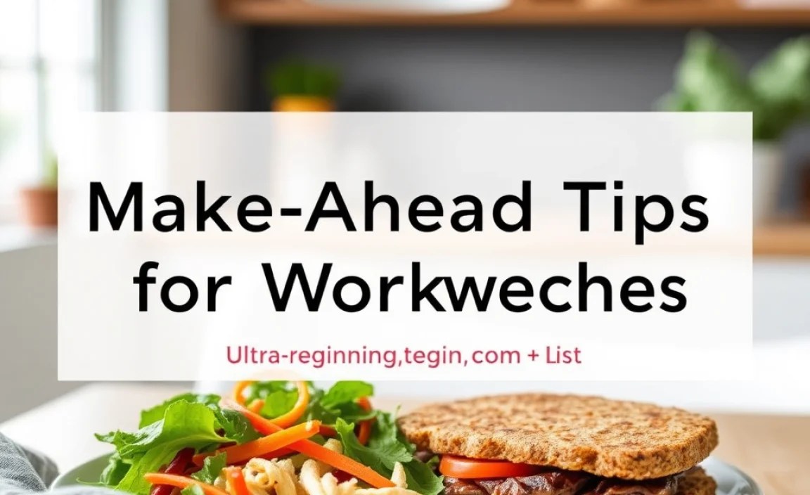Make-Ahead Tips for Workweek Lunches