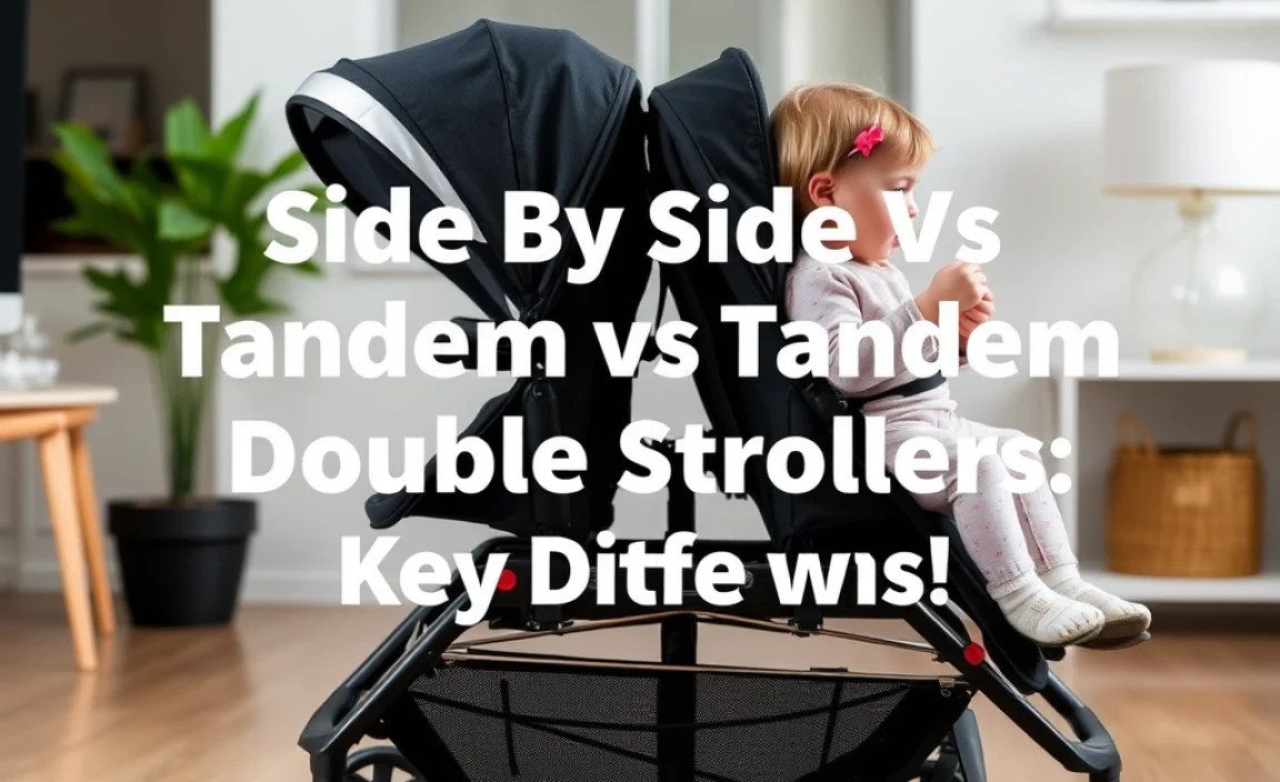 Side By Side Vs Tandem Double Strollers: Key Differences