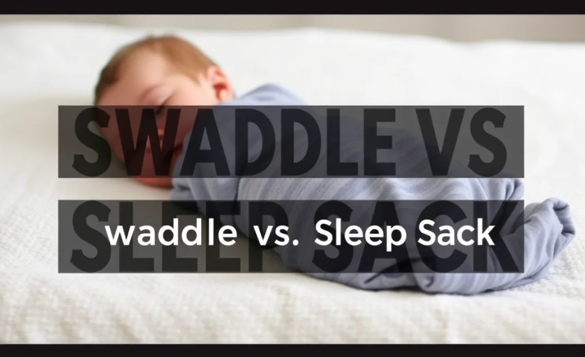 Swaddle vs Sleep Sack: Key Differences
