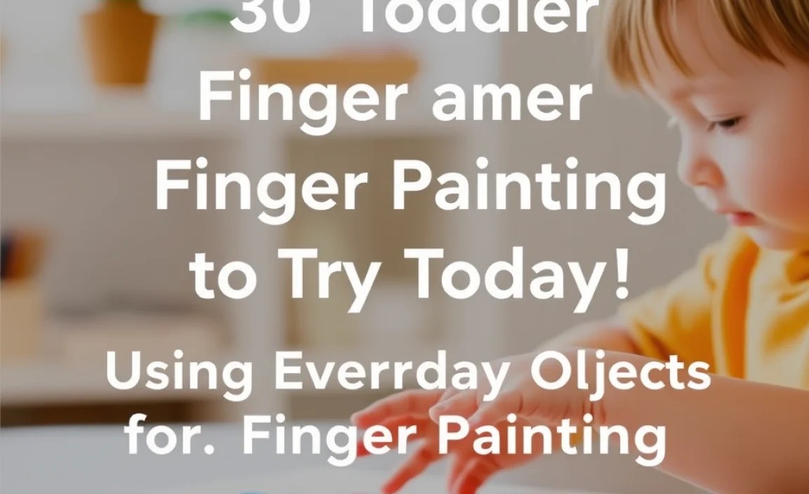 Using Everyday Objects for Finger Painting
