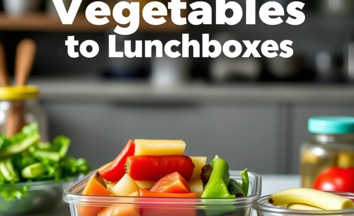 Adding Pickled Vegetables to Lunchboxes