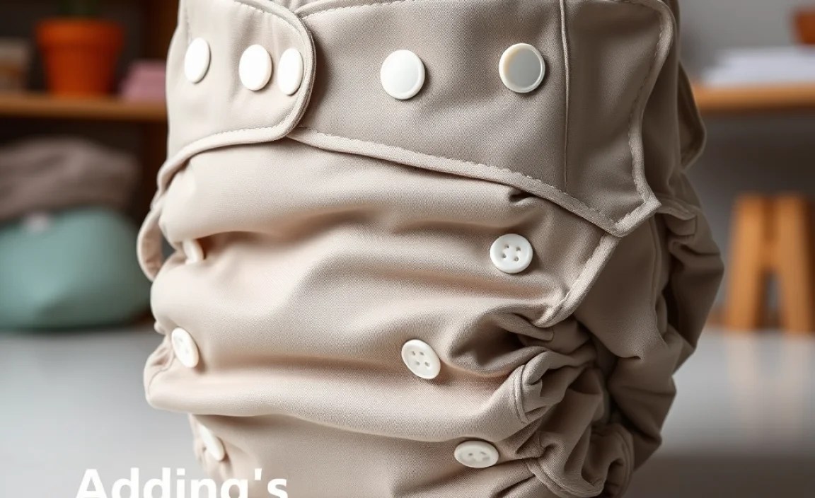 Adding Snaps or Velcro Closures