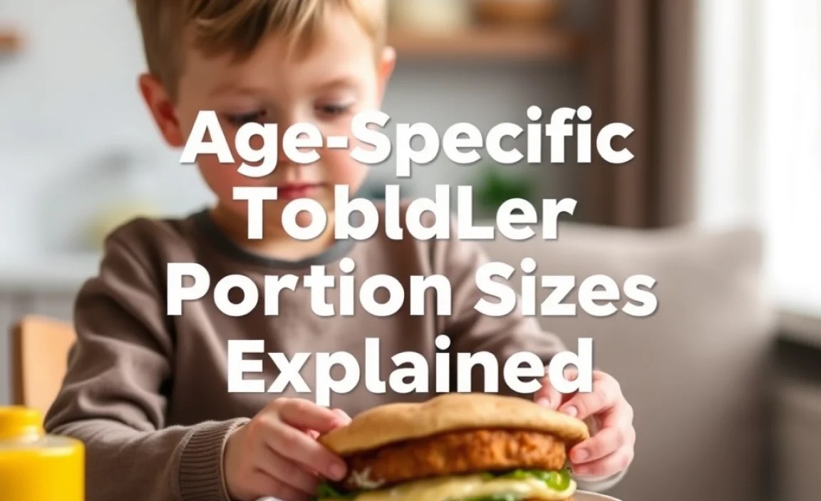 Age-Specific Toddler Portion Sizes Explained