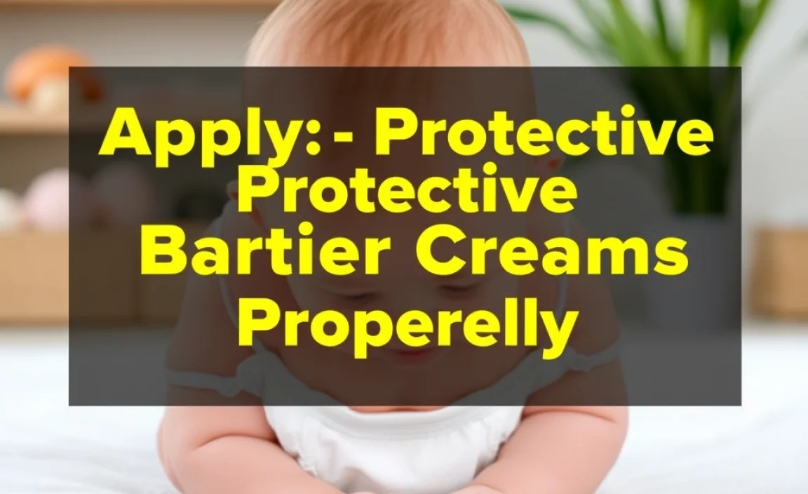 Applying Protective Barrier Creams Properly