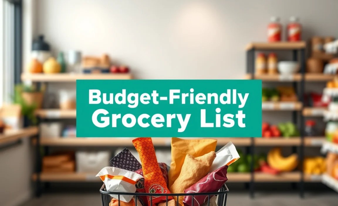 Budget-Friendly Snacks Grocery List