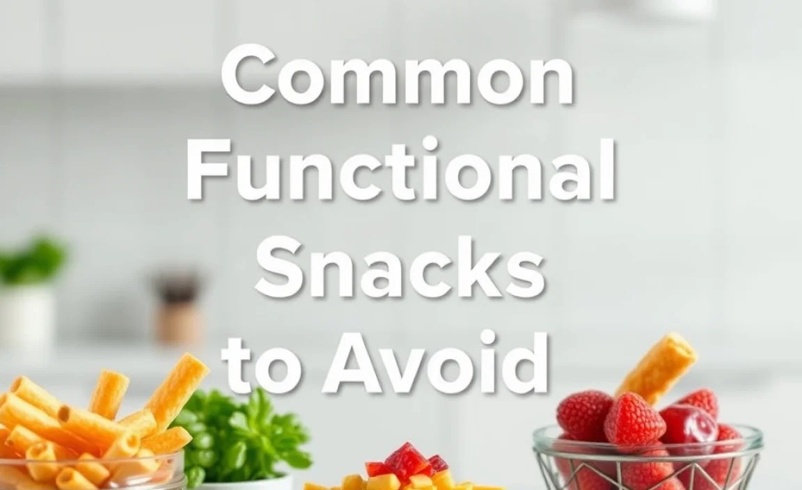 Common Functional Snacks to Avoid