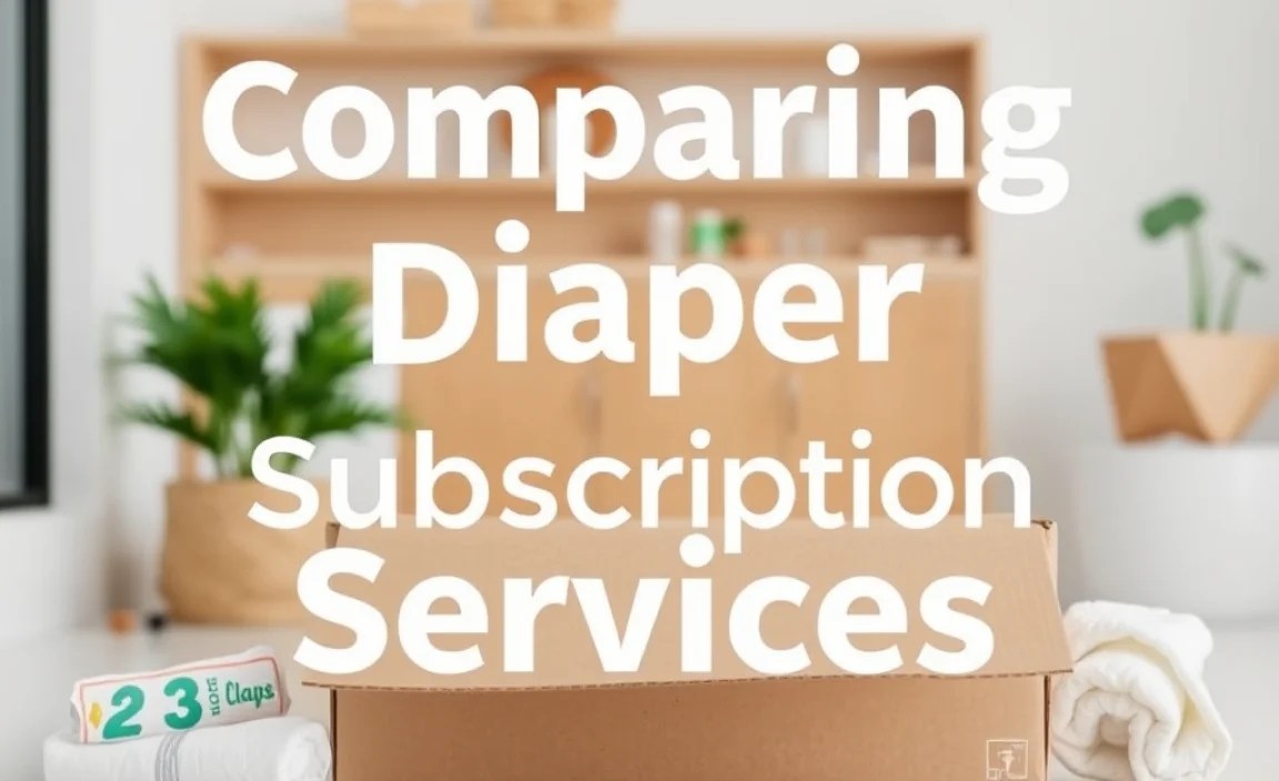 Comparing Diaper Subscription Services
