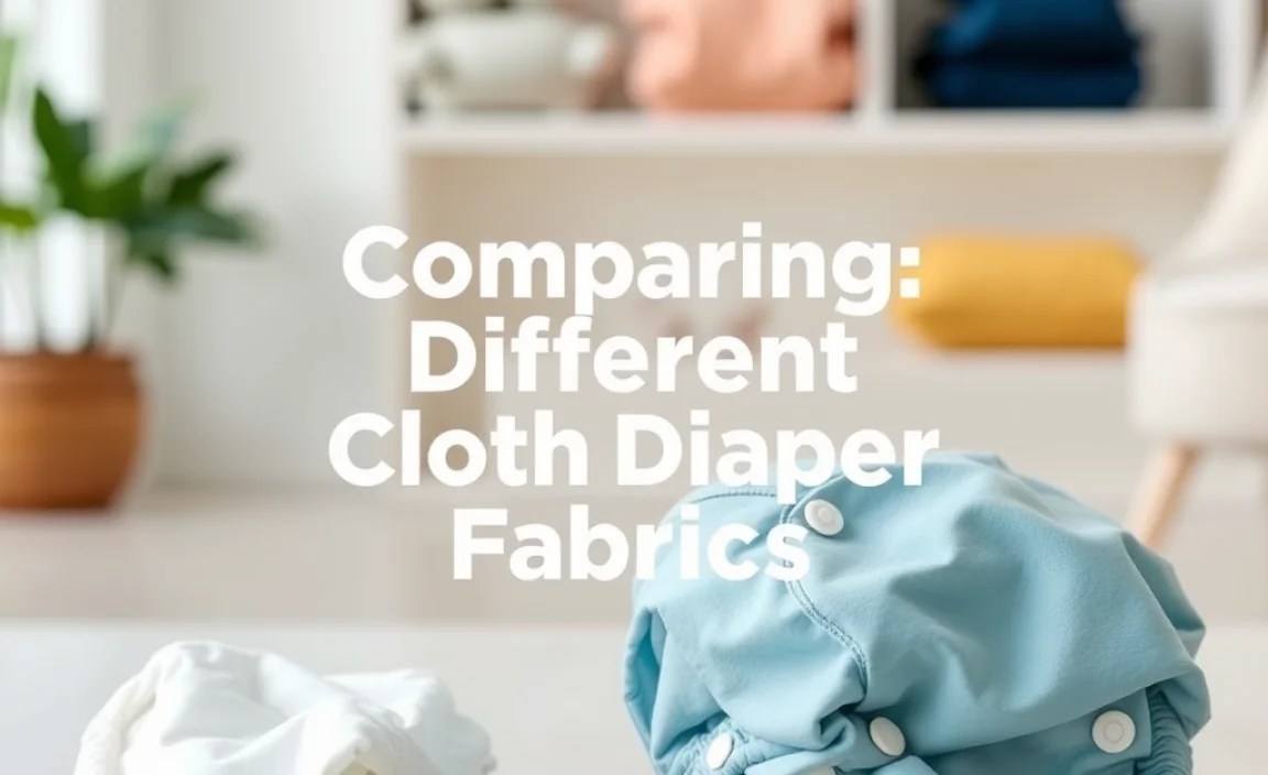 Comparing Different Cloth Diaper Fabrics