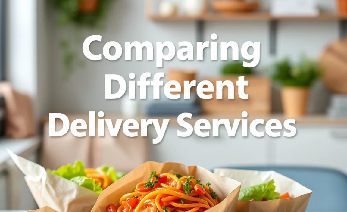 Comparing Different Delivery Services