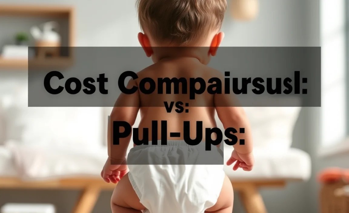 Cost Comparison: Diapers Versus Pull Ups