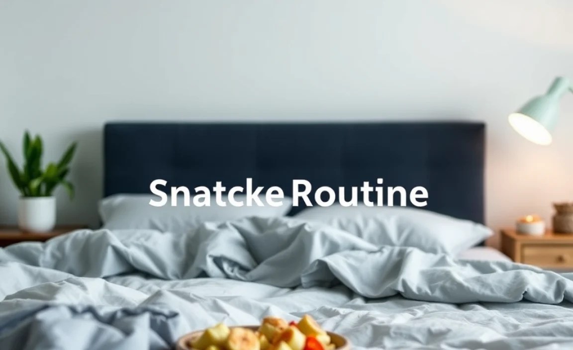 Creating a Bedtime Snack Routine