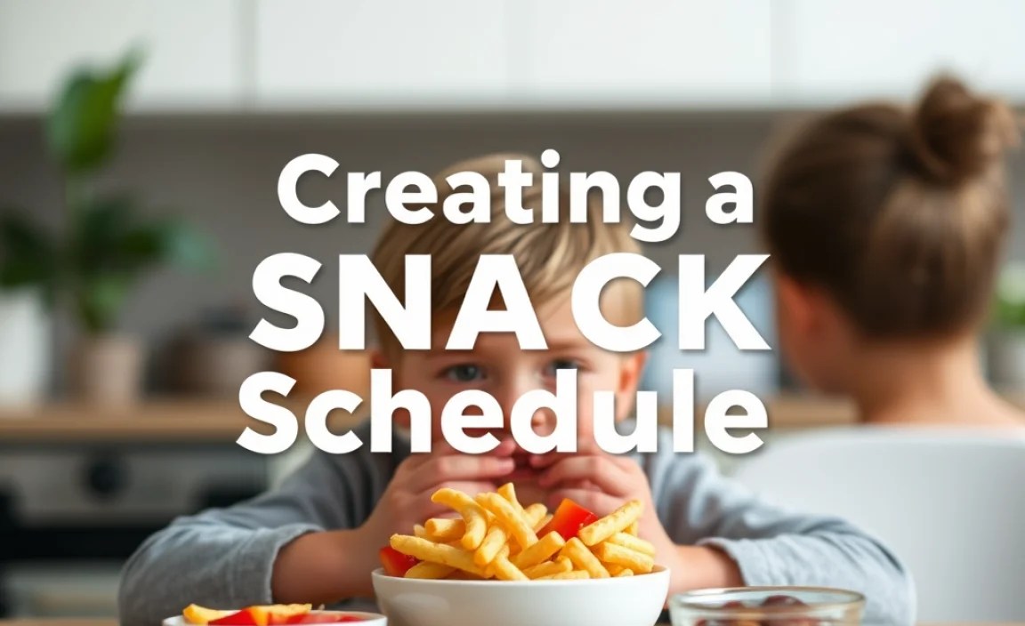 Creating a Snack Schedule