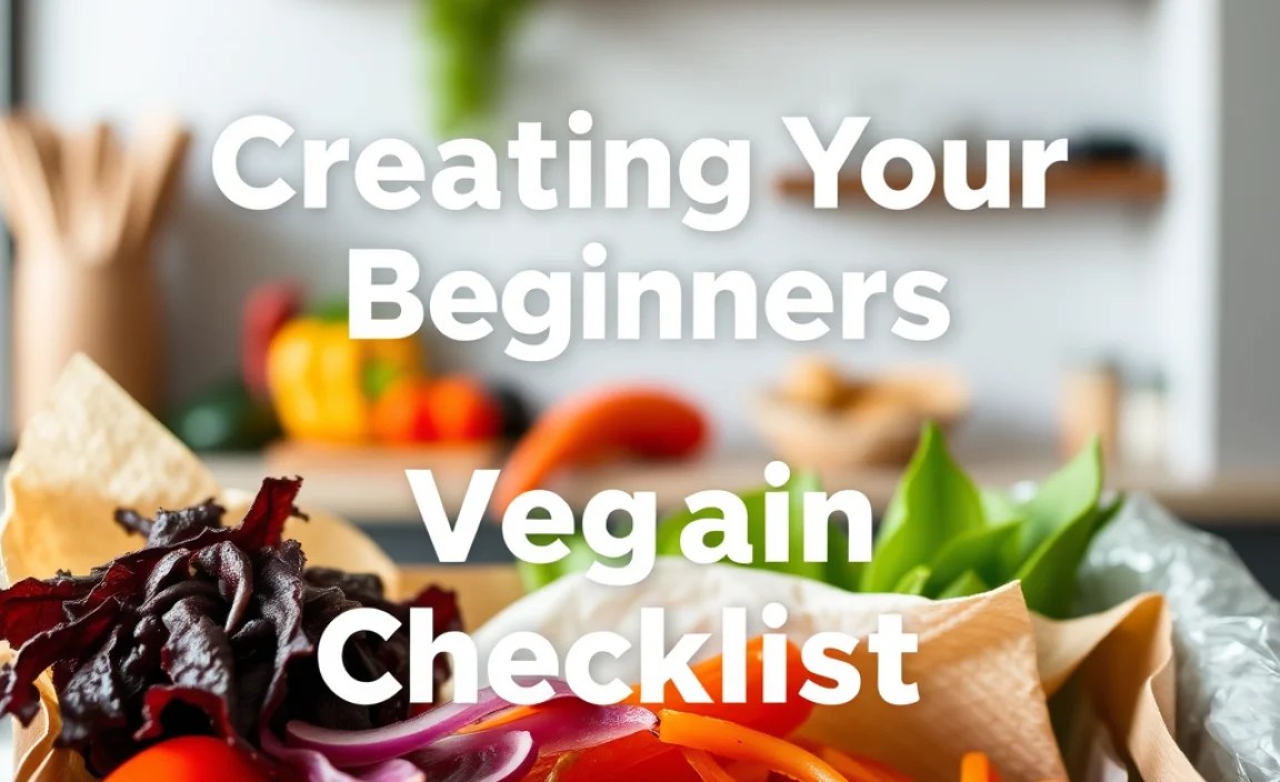 Creating Your Beginners Vegan Checklist