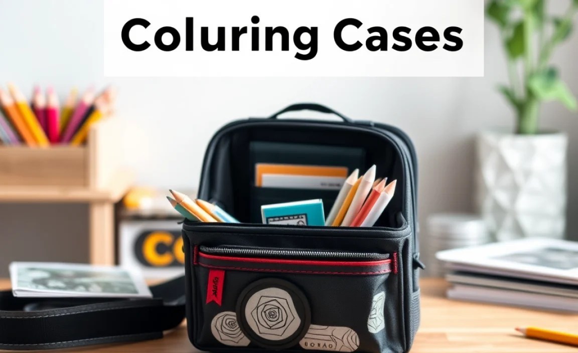 Easy Steps for Making Coloring Cases