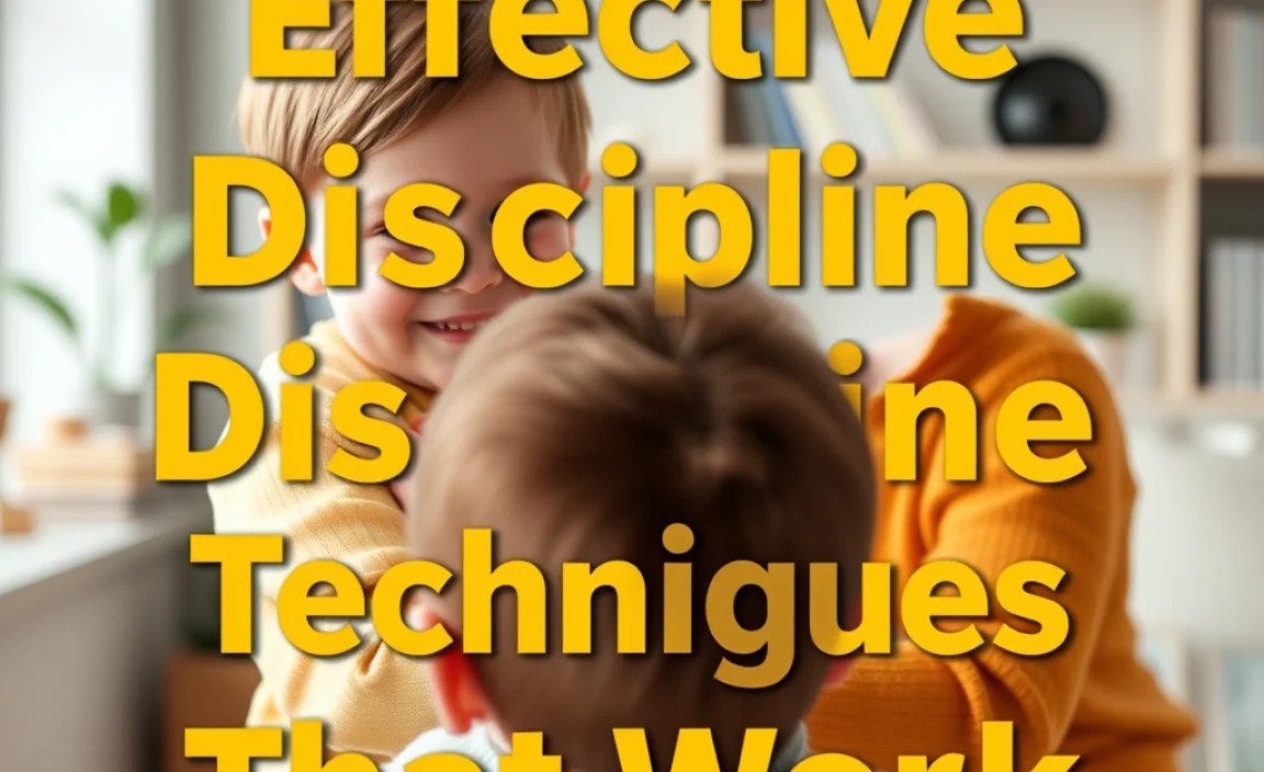 Effective Discipline Techniques That Work