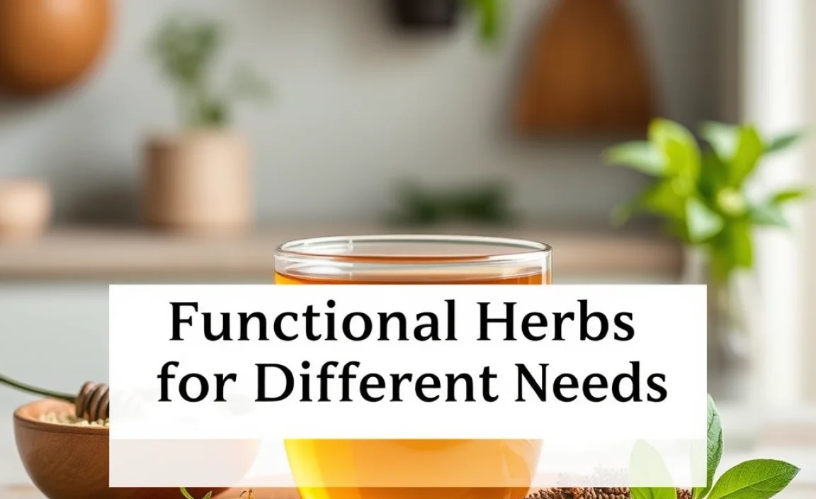 Functional Herbs for Different Needs