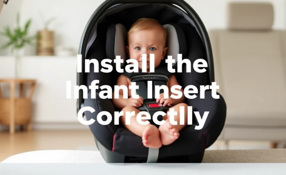Installing the Infant Insert Correctly