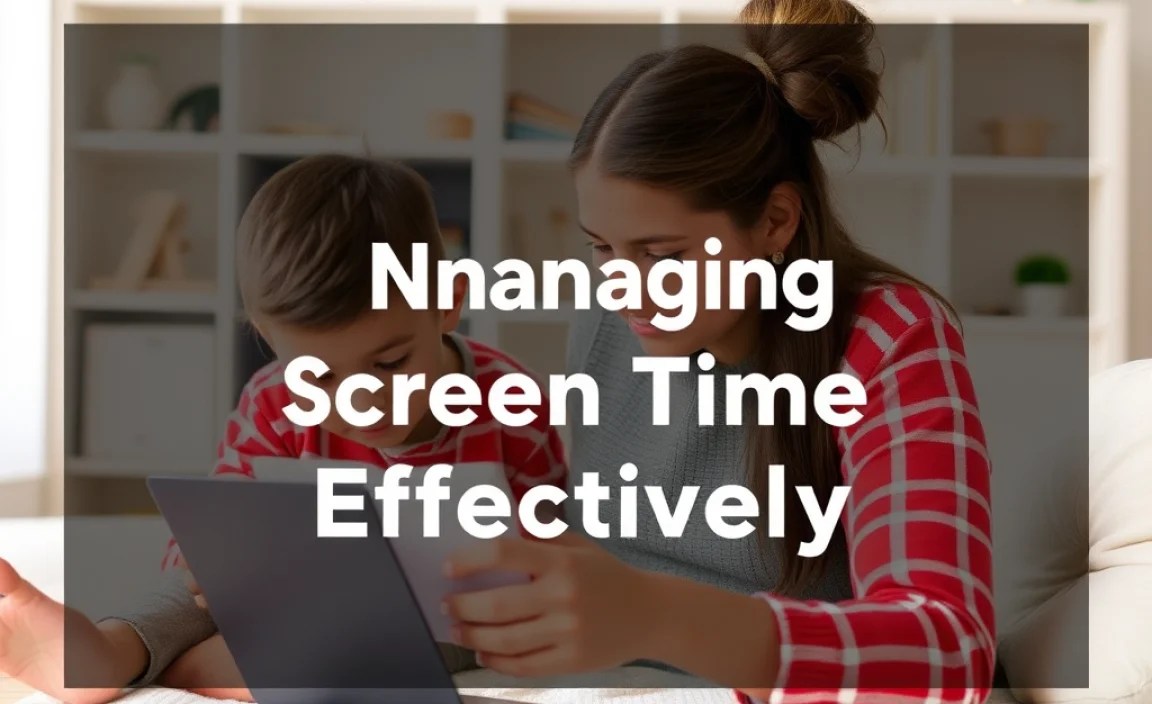 Managing Screen Time Effectively