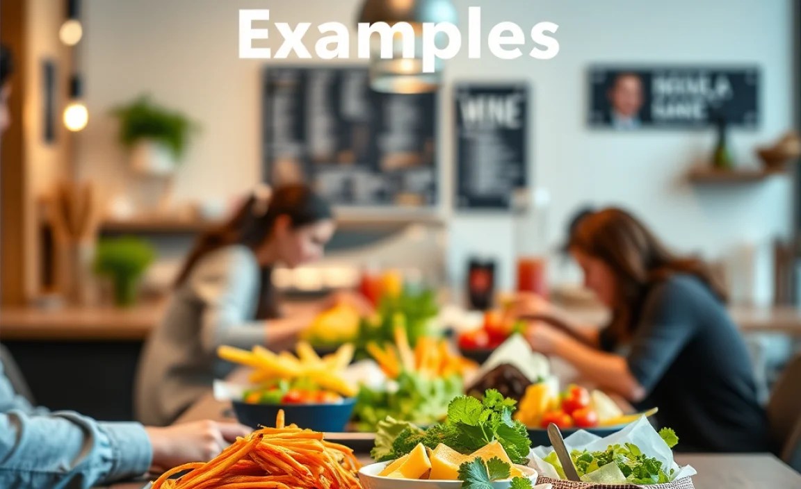Menu Matrix Examples for Students