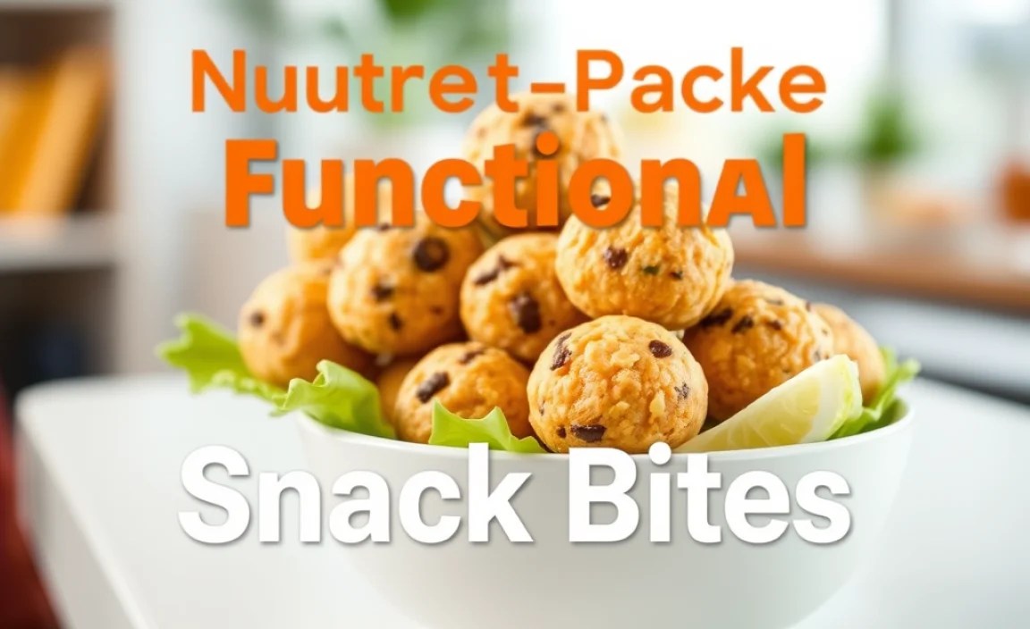 Nutrient-Packed Functional Snack Bites Options