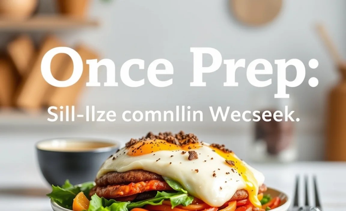 Once Prep: Streamlining Your Week