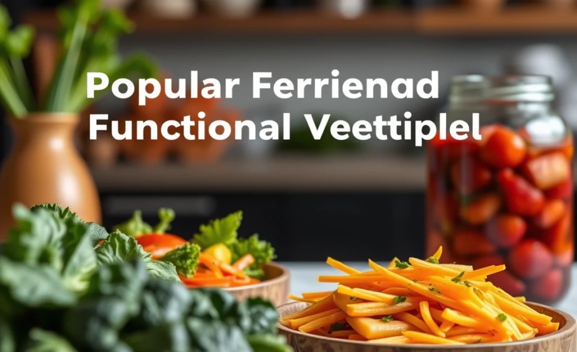 Popular Fermented Functional Vegetable Recipes