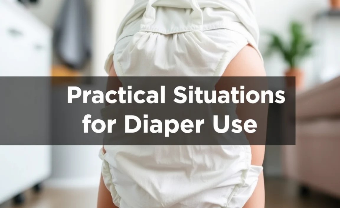 Practical Situations for Diaper Use