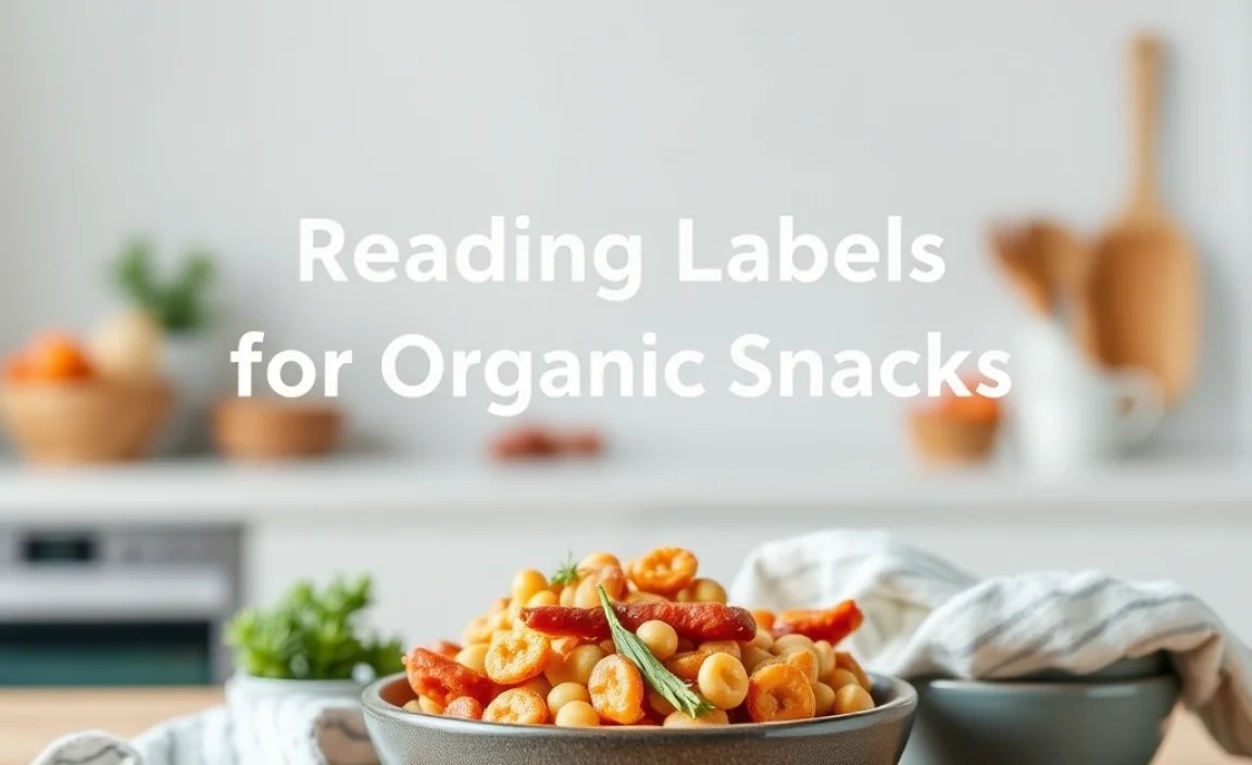 Reading Labels for Organic Snacks