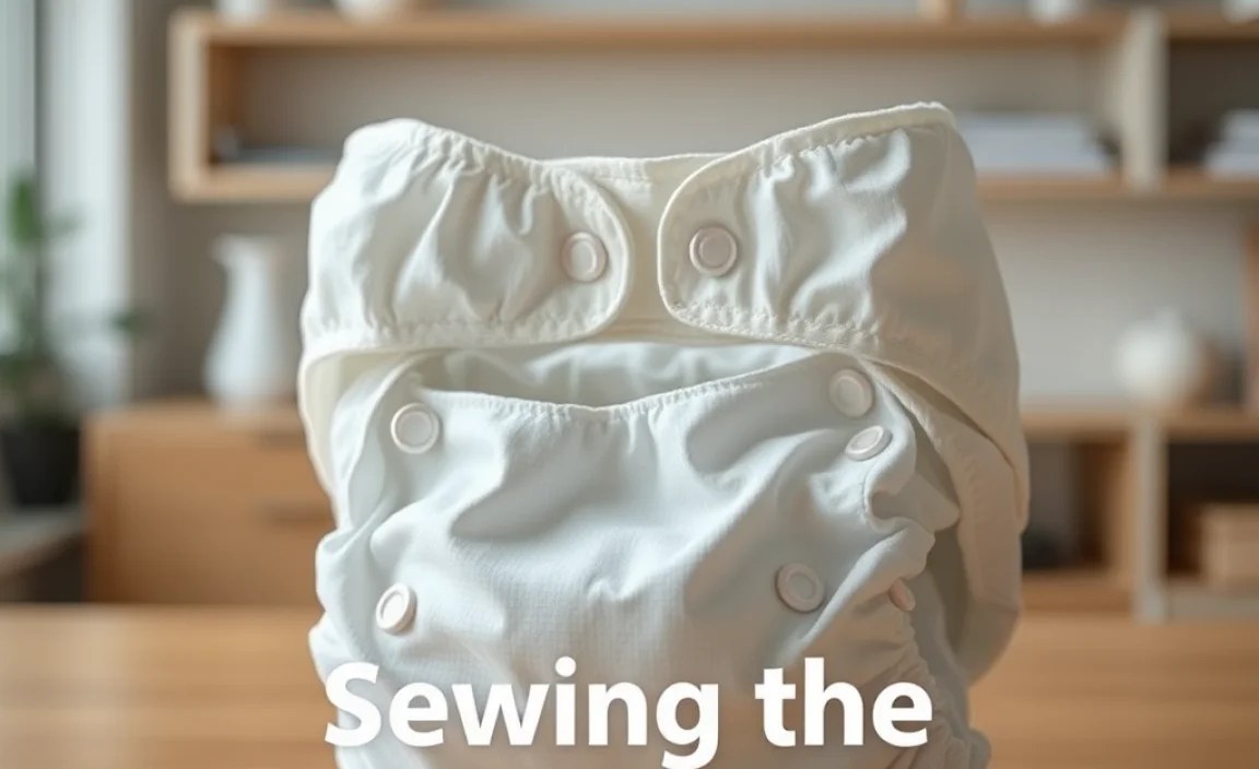 Sewing the Basic Diaper Shape