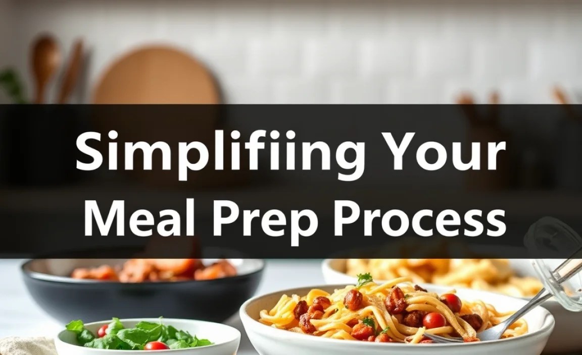 Simplifying Your Meal Prep Process