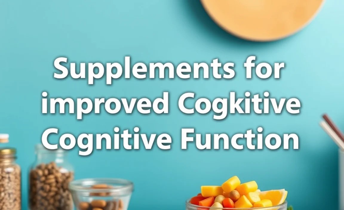 Supplements for Improved Cognitive Function