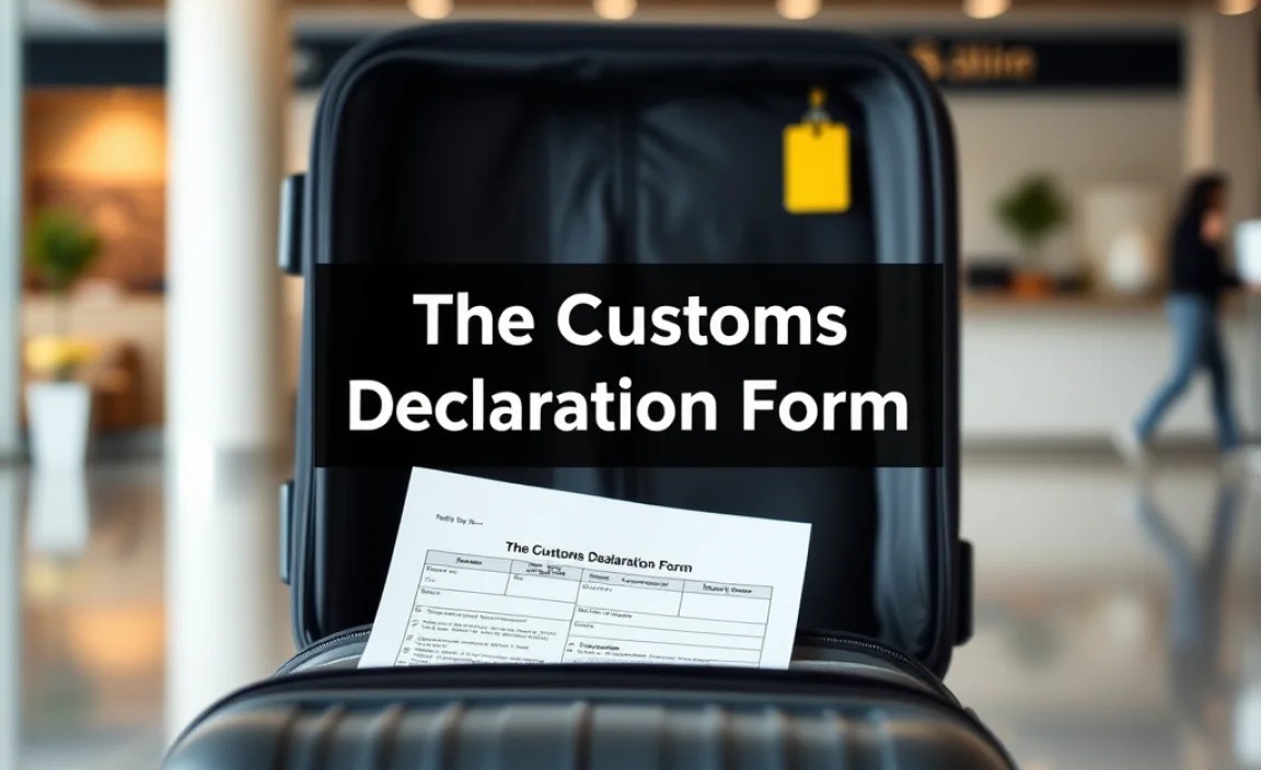 The Customs Declaration Form