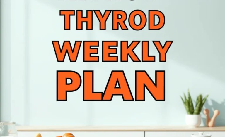 thyroid weekly plan