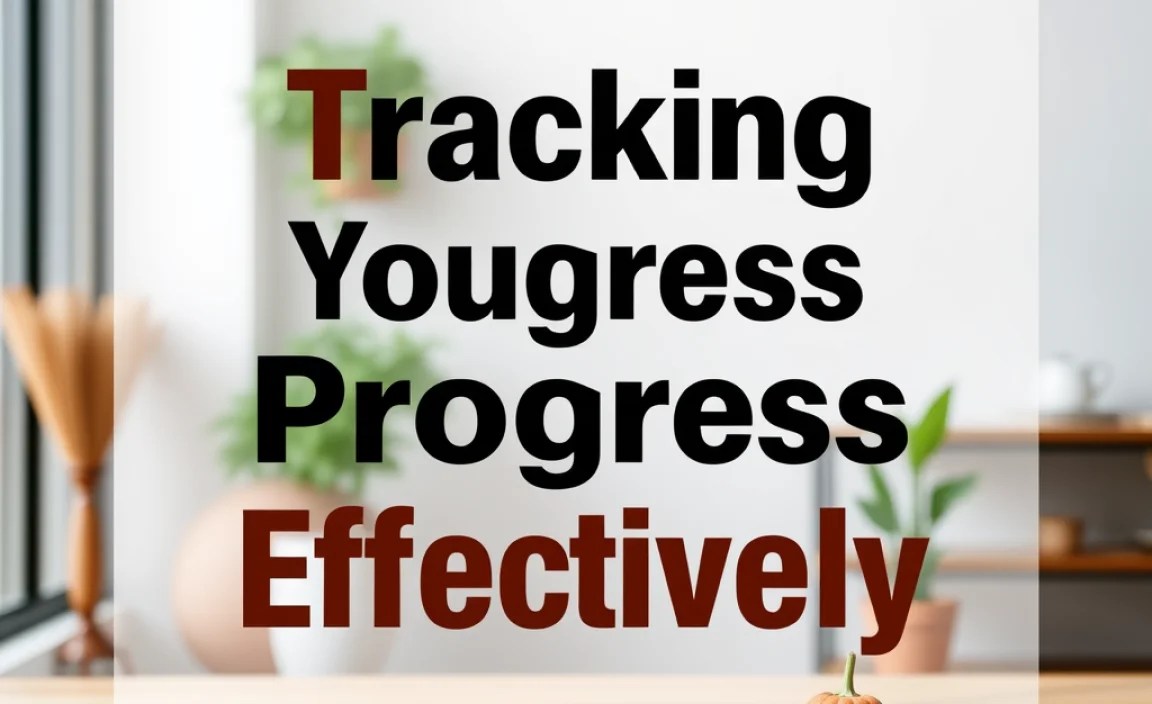 Tracking Your Progress Effectively