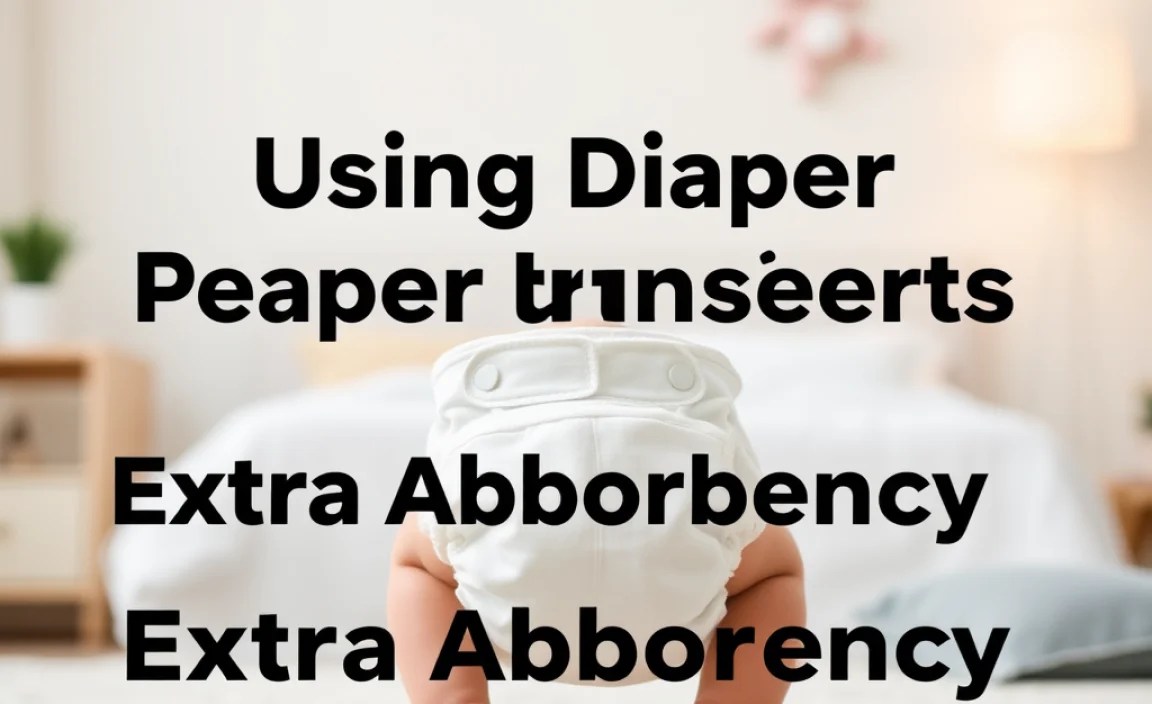 Using Diaper Inserts for Extra Absorbency