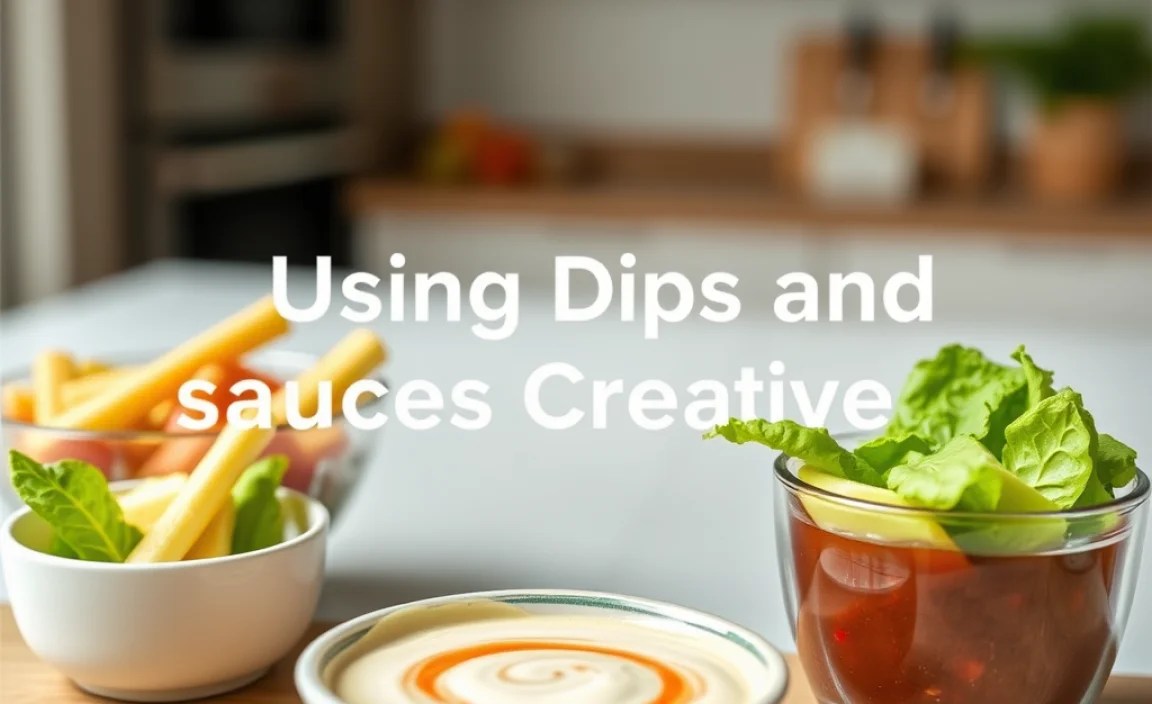 Using Dips and Sauces Creatively